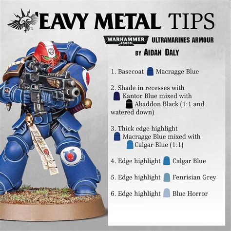 warhammer 40k official paint scheme